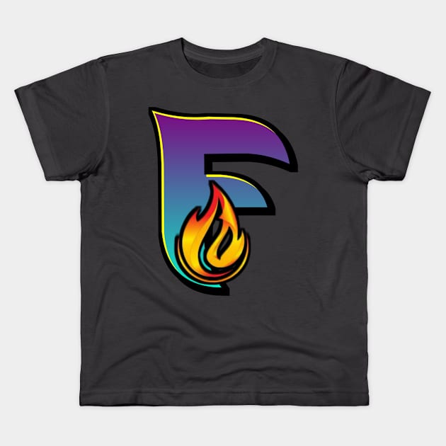 Fire Kids T-Shirt by VM04